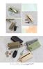 Women's key case, lip case, and coin purse (smoke blue)
