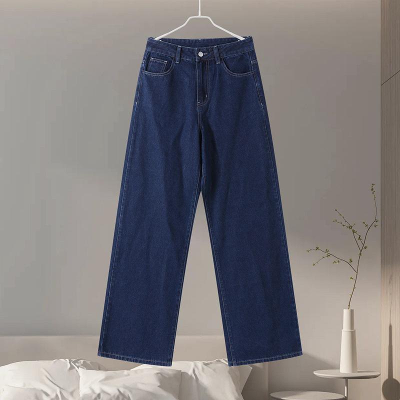 

Spring/Summer 2025 Waist Tie Slim Fit Lapel Denim Jacket & Trousers Set S