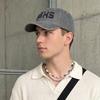 New letter embroidered baseball cap men's and women's fashion short brim sunshade cap spring and autumn sunscreen cap