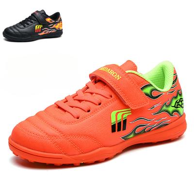 Children's Football Shoes Boys Girls Teen Training Shoes Boys Shattered Nails Velcro Sneakers