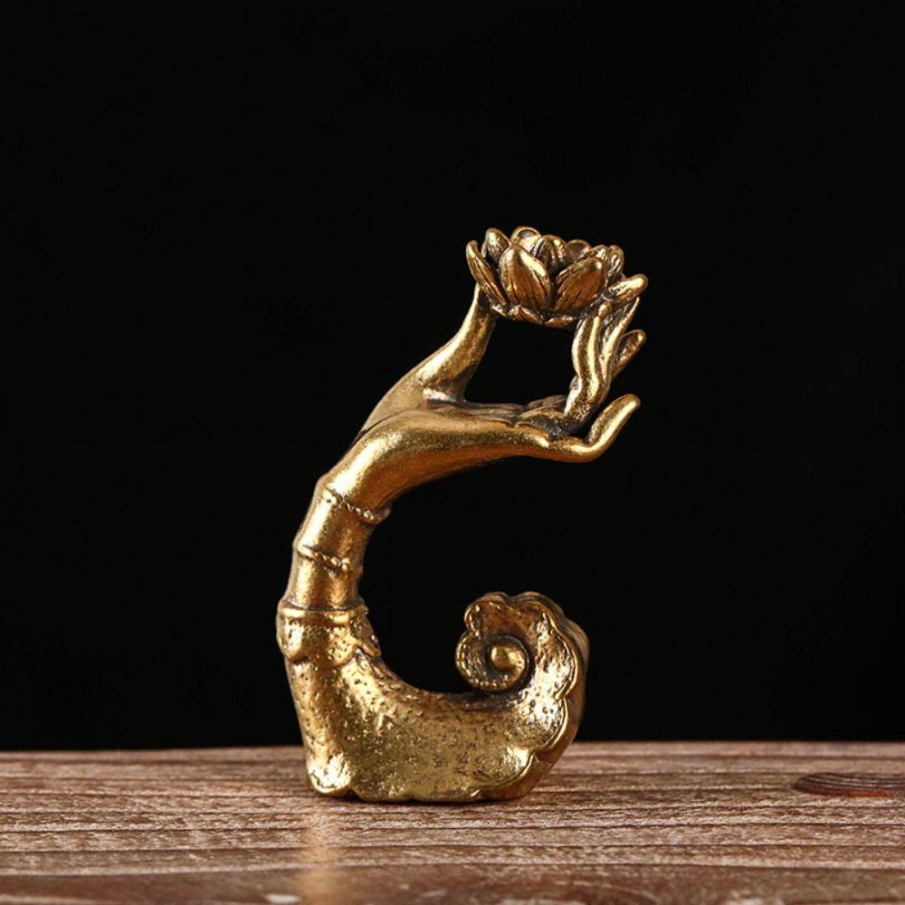 Buddha's Hand Buddha's Hand Incense Holder Portable Reverse Flow Incense Tray Tearoom