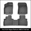 All-TPE Car and Trunk Floor Mats for 2021 Nissan Rogue