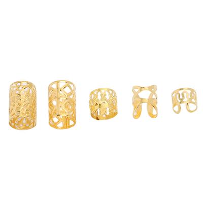 200Pcs Vikings Hair Jewelry Norse Runes Braids Tube Beads Dreadlocks Decoration Accessories