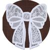 Milk Silk Embroidered Collar Flower, Pocket Decoration Sticker, Clothes Patch Sticker, Flower Bow Clothing Accessories