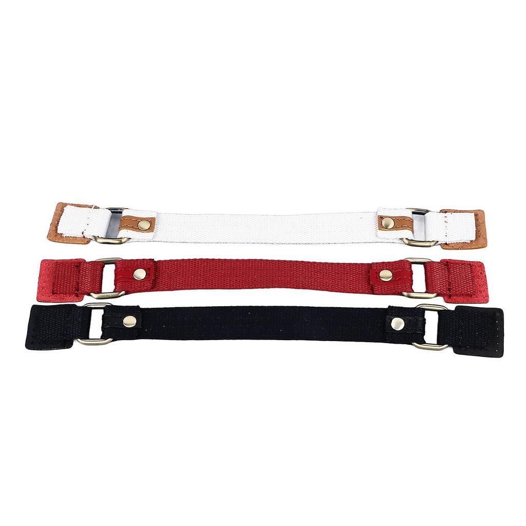 3pcs Cowhide Leather Purse Handles Sew On DIY Purse Replacement Strap for Briefcases Shoulder Bags