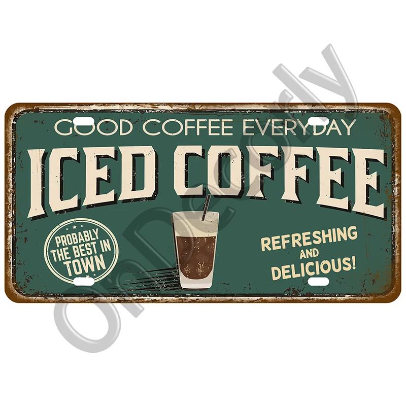 Tin Sign Plate Home Decor Vintage Metal Sign Funny Poster Tinplate Coffee For Bar Pub Club Man Cave Wall Decoration Wine Beer