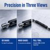 6H Tolerance Thread Gage 90mm Length Metric Thread Gauge Steel Thread Gauge  Measurement Tool