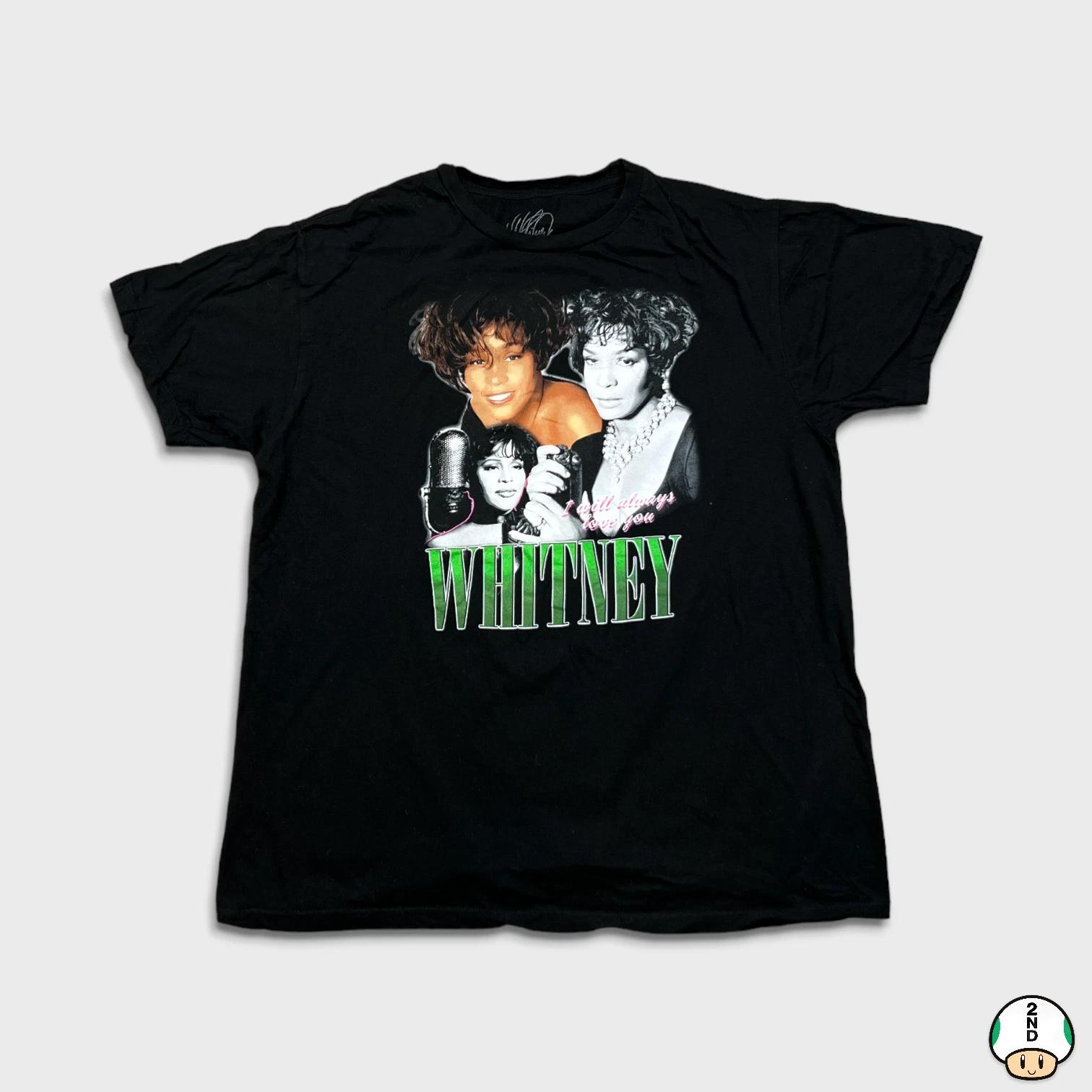 2018 Whitney Houston T Shirt Mens Large Black I Will Always Love You Graphic Tee 3XL