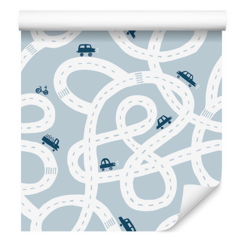 Cars on the road wallpaper for living room and bedroom 50x1000