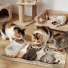 Diatom Mud Pet Bowl Pad Non-slip Dog Food Bowl Mat Quick Absorbent Cat Feeding Mat  for Home