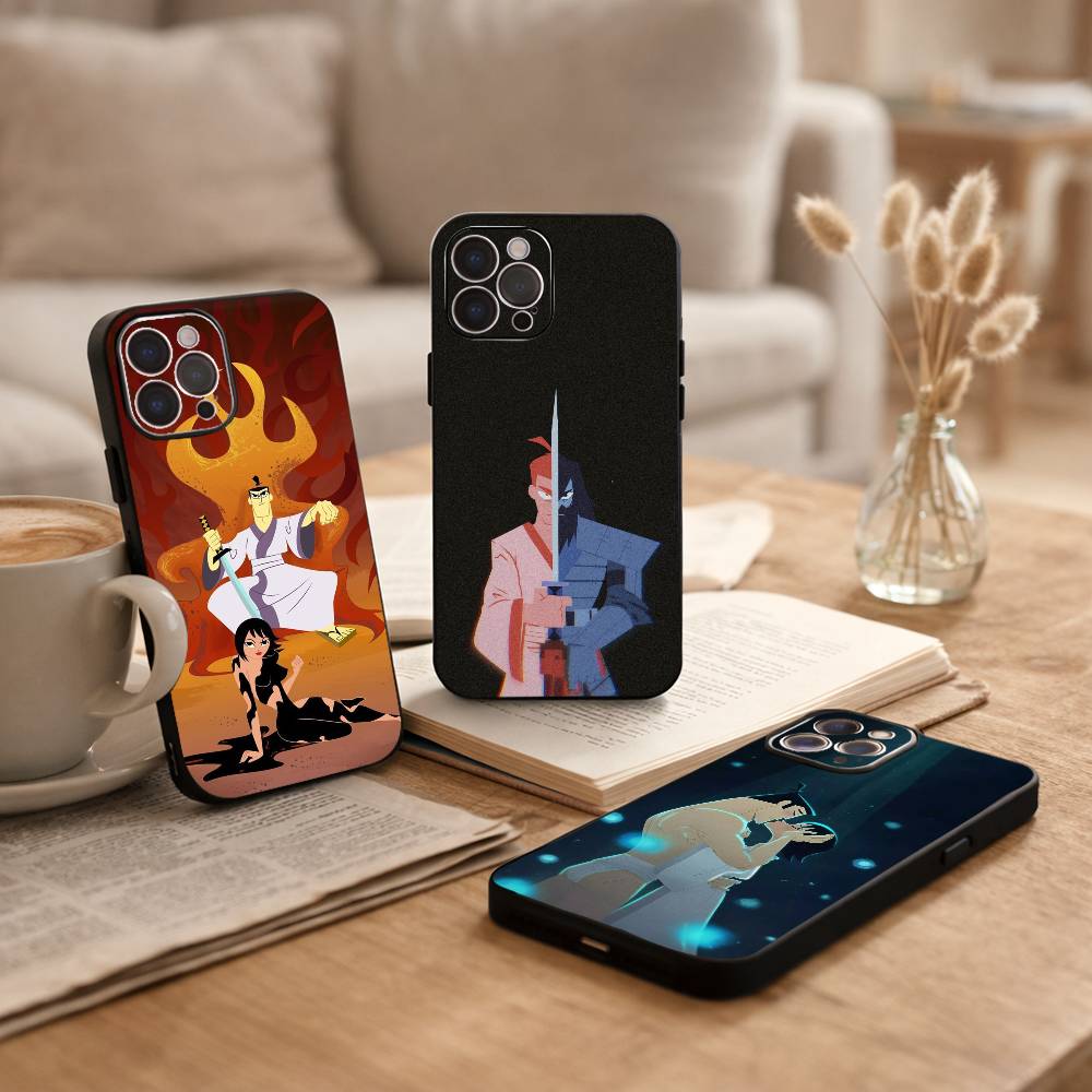 S-Samurai J-Jack Phone Case For iPhone17,16,15,14,13,12,Plus,Pro Max, 5G Others Soft Black Cover
