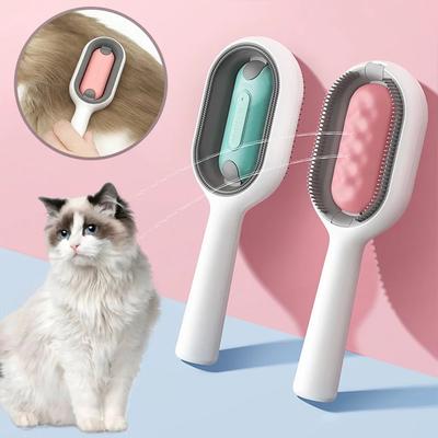 4 in 1 pettine per la pulizia della spazzola per toelettatura degli animali domestici, pettine per la rimozione di massaggi, per cani e gatti, forniture generali con serbatoio dell'acqua, prodotti per animali domestici, accessori