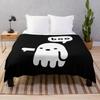 Halloween Cute Ghost Elements Flannel Blankets Are Suitable for Warmth, Comfortable, Soft Colors, Simple and Suitable for Multip