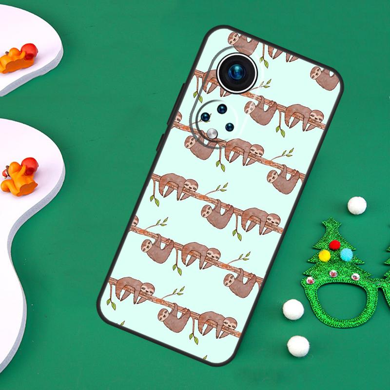 Sloth Cute Animal Case For Honor Magic 7 Lite 6 5 50 70 90 200 Pro X9a X8a X8b X7a X6a X8 X9 X9c X9b Cover