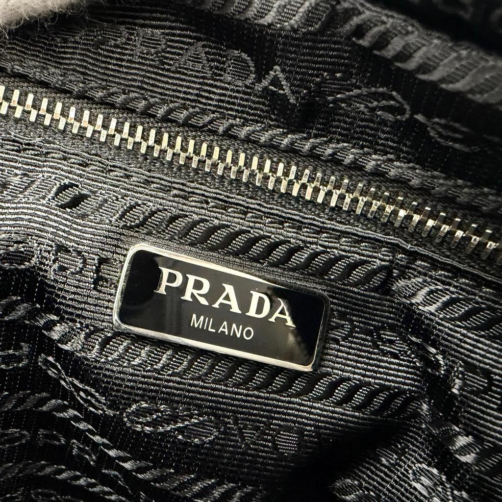 Excellent PRADA Shoulder Bag test input Triangle logo 2-way handbag 1BH910 Used