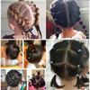 500pcs Cute Colourful Rubber Ring Disposable Elastic Hair Bands Ponytail Holder Rubber Band Scrunchies Kids Hair Accessorie