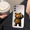 Naughty Cute Bear Phone Case For OPPO F31 A5X A6X A5 A6 A17 A16 A38 A53 A54 A55 A57 A58 A60 A74 A78 A92 A93 A94 A72 A98 Cover