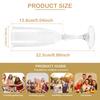 12pcs Champagne Glasses Flutes 207ml Plastic Champagne Flute Wine Goblet Unbreakable Flat Bottom Goblet for Party Picnic Wedding