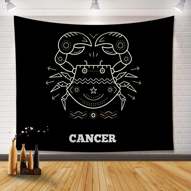 Гобелен с узором «Двенадцать созвездий» для спальни — фото 3