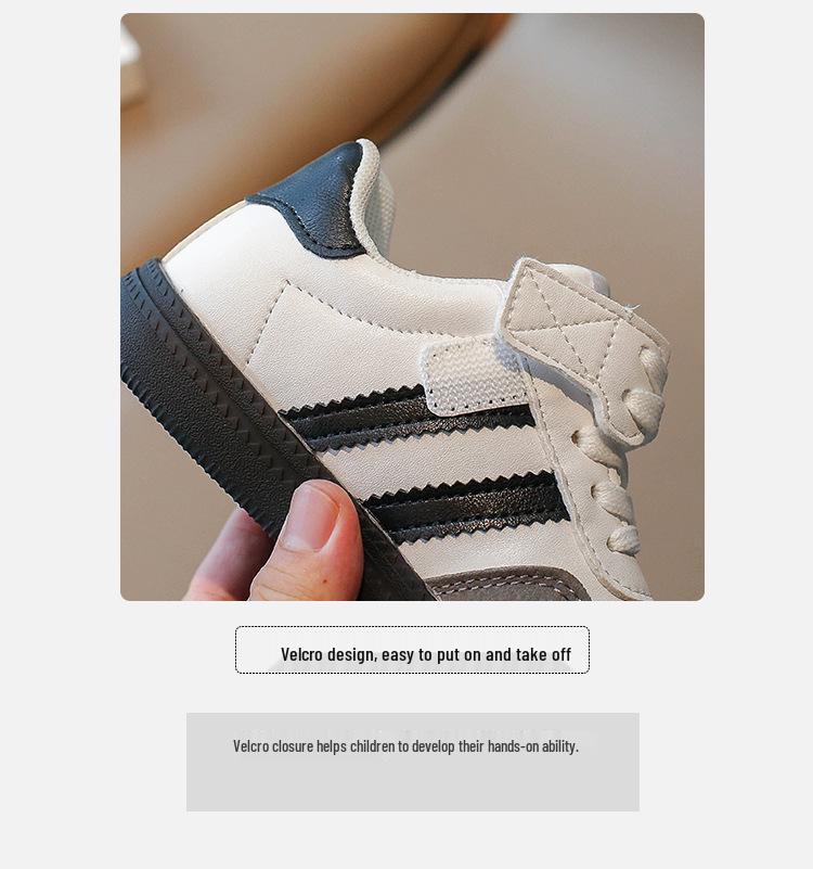 Children's Retro Sports Shoes - Soft Sole Running & Skate Shoes for Boys and Girls, Autumn 2026 Collection