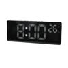 Digital Clock Tabletop Clock with Alarm Clocks USB Powered Large Temperature Display Screen for Home and Office Use