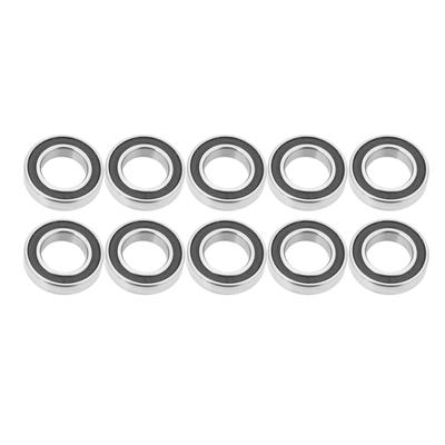10pcs 6801?2RS Rubber Sealed Deep Groove Ball Bearings 12mm*21mm*5mm