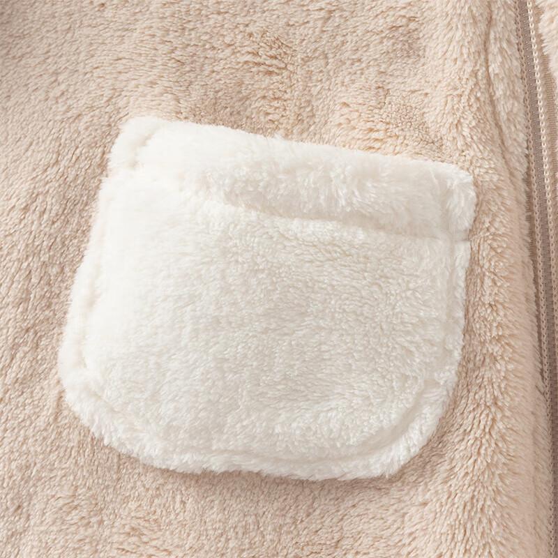 DAVE & BELLA Newborn Winter Warm Hooded Bodysuit