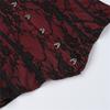 Ladies Lace Pattern Strapless Vest Elastic Rope Corset with Adjust Rope Universal Women Banquet Dress Shirt Coat Corset
