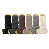 Y2K Women's Fur Knitted Leg Warmers - Thick Winter Wool Socks for Snow Boots