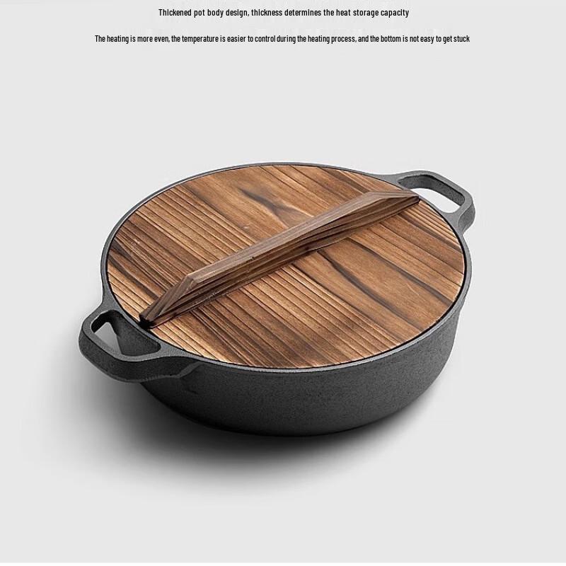 Lilang 35cm Cast Iron Frying Pan