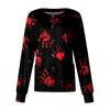Women's Casual Long Sleeve Single Breasted  Printed Dry-nurse Top