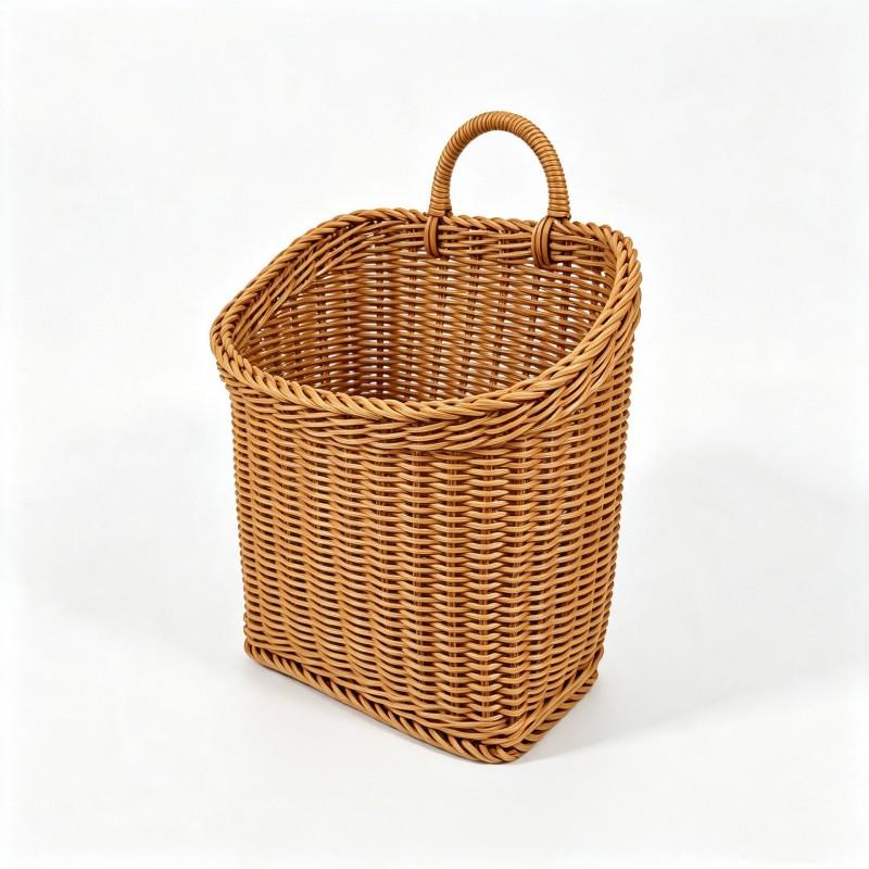 Wall-Mounted Kitchen Storage Basket Ginger Garlic Herbs Vegetables PP Hanging Organizer Multi-Use Pantry Rack