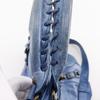 Balenciaga The Twiggy Handbag 145964 2WAYShoulder Blue Leather Women Used