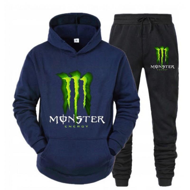 Men's Hoodie Set With Letter Print Casual Long Sleeved Hooded Sweatshirt Fleece