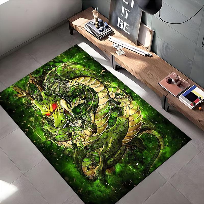 "Green Dragon Fantasy Carpet" Suitable As a Non-slip Mat for the Living Room or Bedroom Sofa