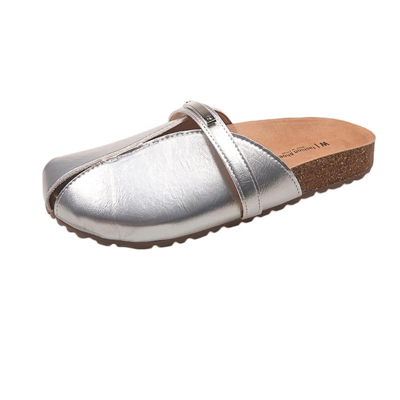 Flats Women's Slippers Fashion Mules Shoes Walking Summer Dress Sandals 2025 Woman Casual Beach Flip Flops Classic Slides Mujer