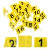 20Pcs Acrylic Number Markers Reusable Double-Sided Table Numbers for Restaurant Cafes Bars Party Multi-Function Evidence