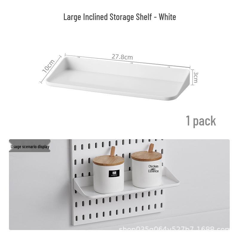 Desktop Pegboard Organizer – Standable/Adhesive No-Drill Storage Dividers for Desk Accessories