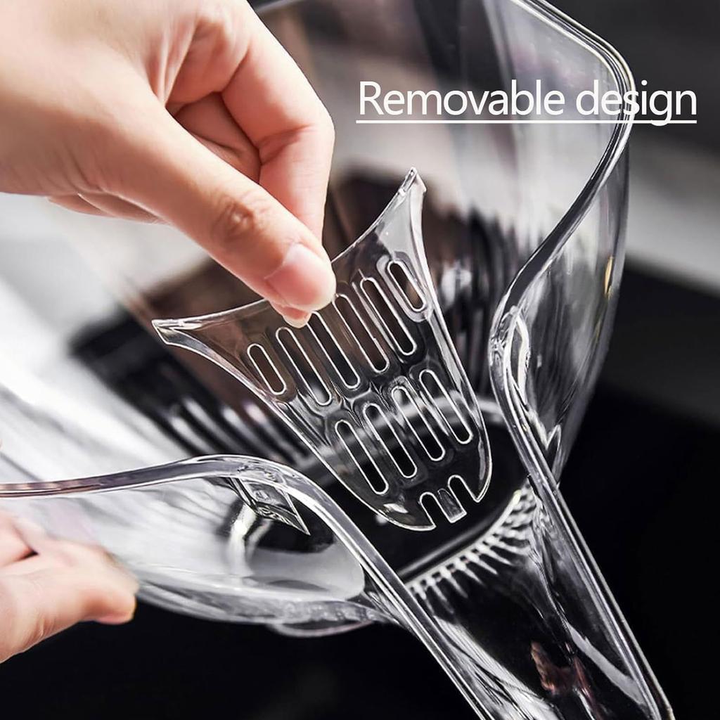 Versatile Vegetable Basket Multi-functional Draining Basket Acrylic Material Perfect for Kitchen Camping and Dining