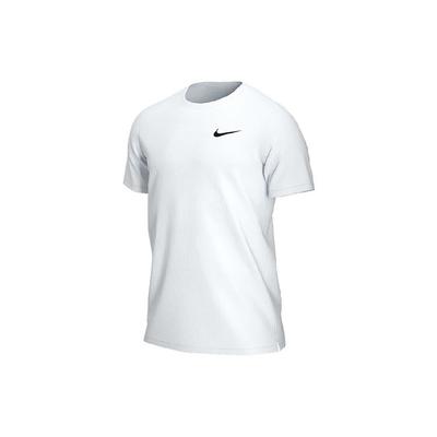 Running Training Quick-Dry Sports Crew Neck Short Sleeve T-Shirt Men Tops White DB4230-100