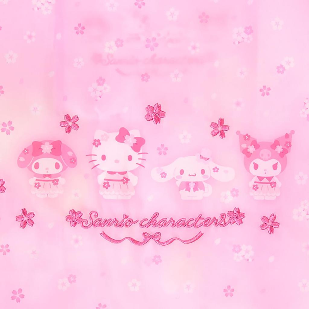 Sanrio Eco Bag featuring Sanrio Ages 3 and 668761 (Sakura) Characters, up,