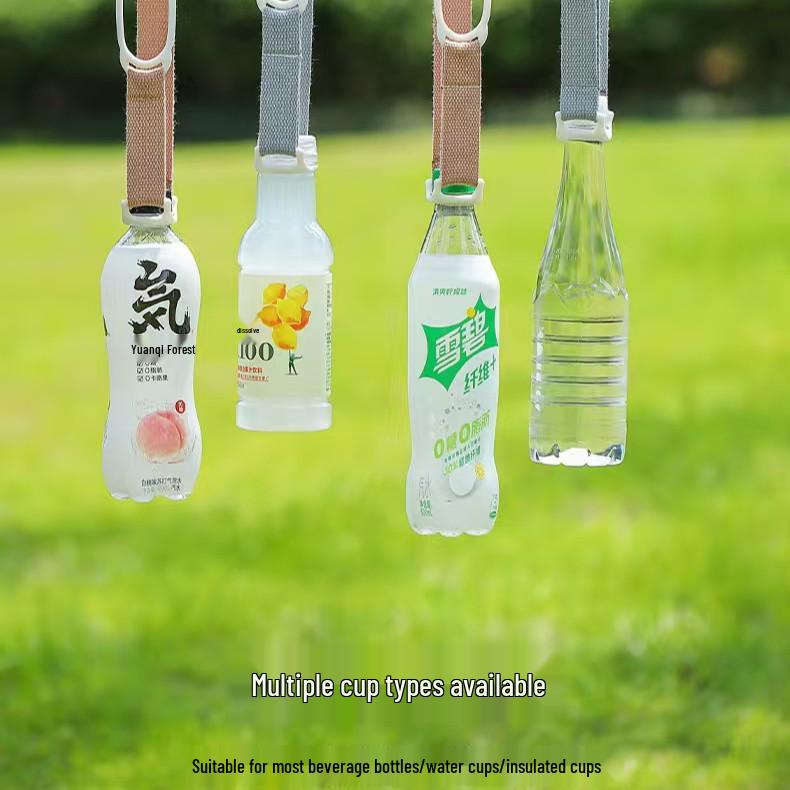 Verstellbarer tragbarer Wasserflaschengurt mit anpassbaren Farben für Studenten & Outdoor-Reisen