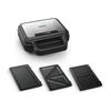 Ultracompact 3in1 Sandwich Maker 700W Black/Silver