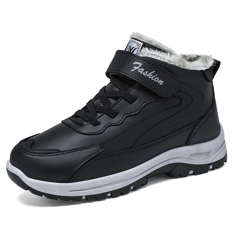 Shoes Men's cotton shoes Large size snow boots Fleece thickened cotton boots Cold-proof and warm Versatile men's boots