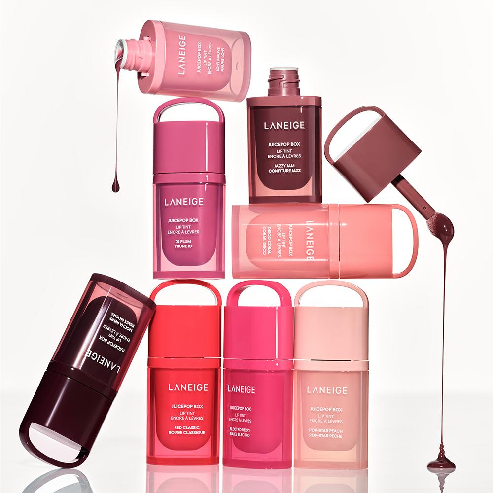 Laneige Juicepop Box Lip Tint 4.5g - 3 Lofi Mauve, Moisturizing Glossy, Korean