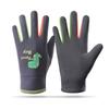 Kids Warm Fleece-Lined Gloves With Glow-in-the-Dark Dinosaur Print Water-Resistant Outer Full-Finger Design