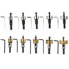 High Speed Steel Hole Opener Hole Saw Cutter 5PCS 16-30mm Metal Drill Bits for Home Decorations DIY Projects