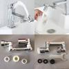 Splashproof Nozzle Water Robot Arm Faucet Extender Rotation Multifunction