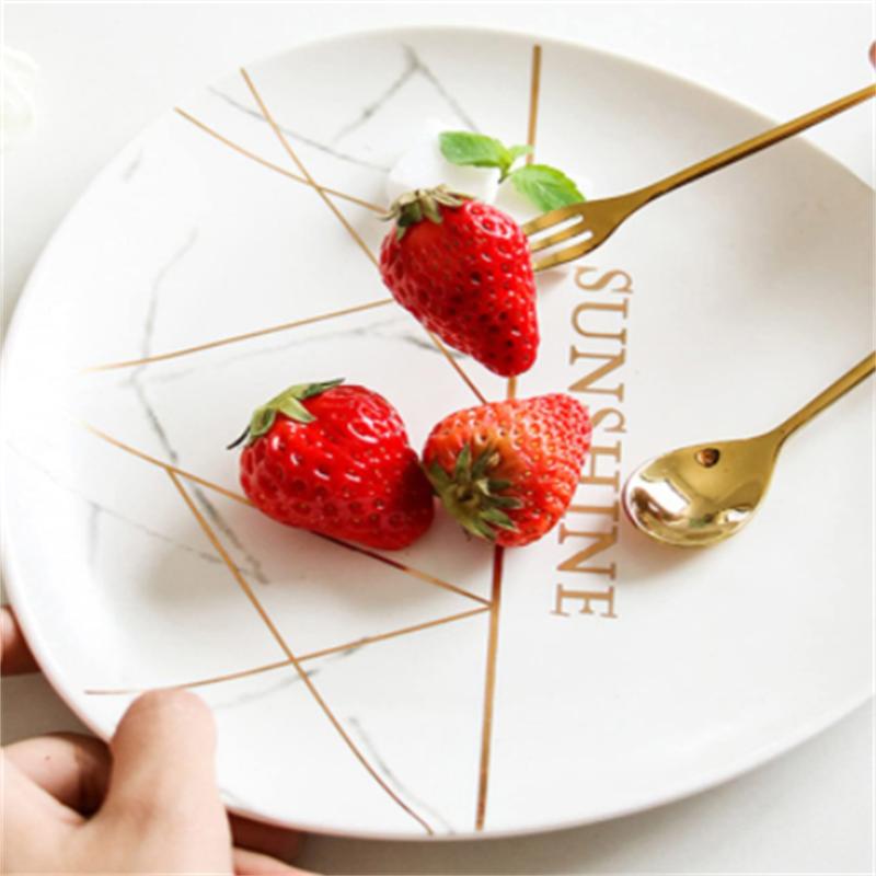 6pcs Stainless Steel Vintage Forest Style Coffee Spoon Dessert Spoon Dragonfly Branch Spoon Gift Craft Ice Cream Fork Spoon Set