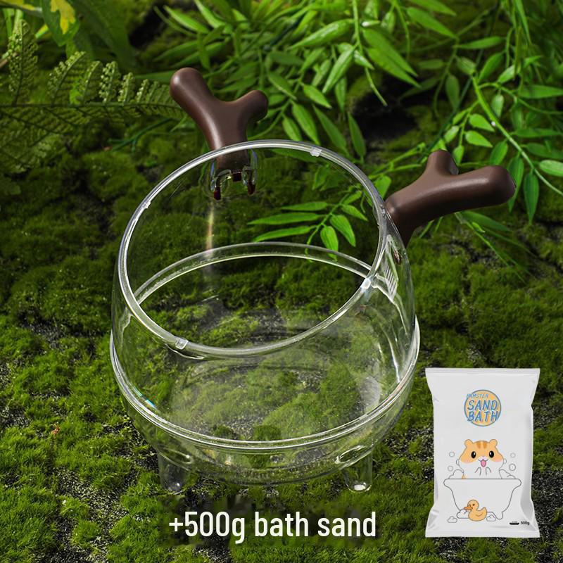 Baño y arena para hámster dos en uno